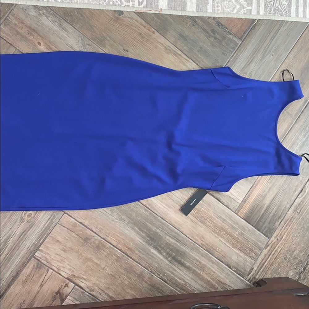 Body con, low back midi dress